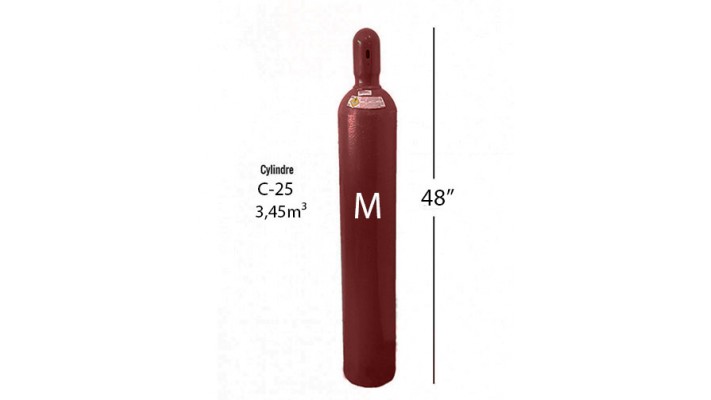 Cylindre Argon-Mix ( M )